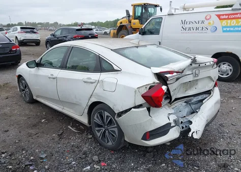 2018 Honda Civic Ex-L из США, поврежденный, VIN JHMFC1F76JX016447